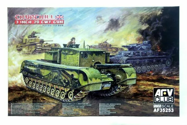 AFV Club 1/35 Churchill 3 inch 20 CWT Gun Carrier
