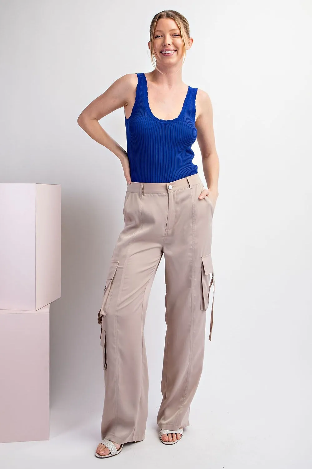 Scalloped Ribbed Tank